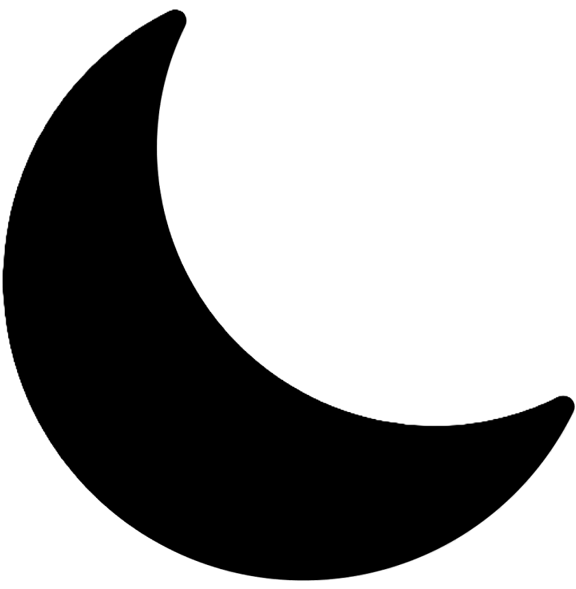 image of a moon icon